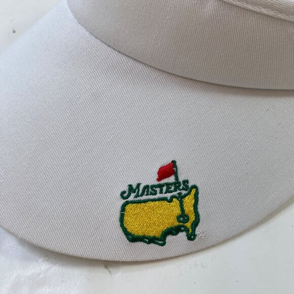 Womens White Visor Masters Golf Tournament Augusta National Hat American Needle - Picture 9 of 9